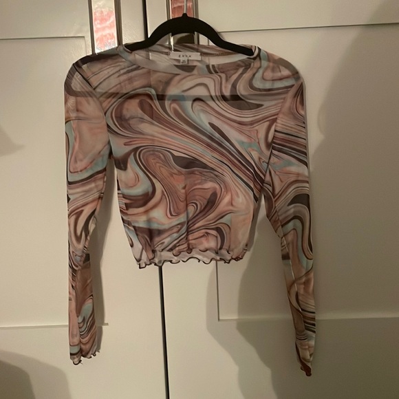 GAZE Transparent Longsleeve Top - Picture 2 of 4